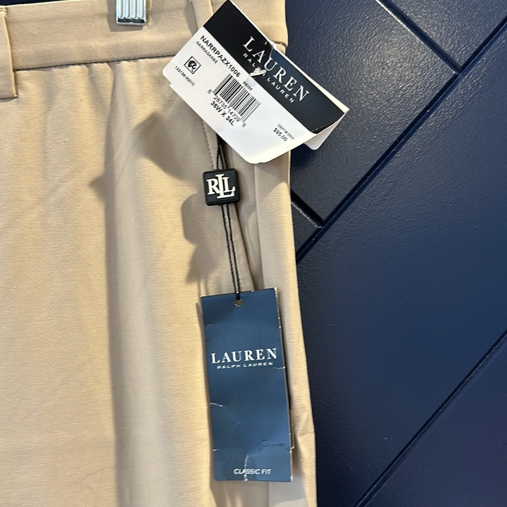Men's Beige Pants - Picture 2 of 7